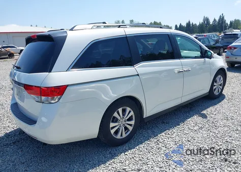 2014 Honda Odyssey Ex-L z USA, uszkodzony, nr VIN 5FNRL5H69EB088589